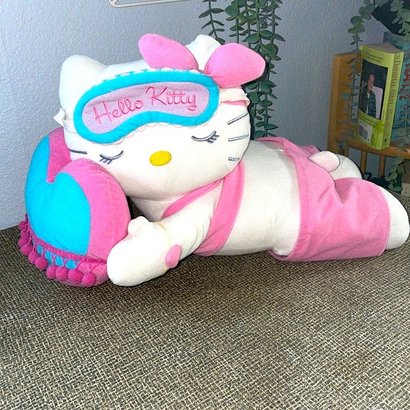 Hello Kitty Other - Giant Sanrio sleeping Hello Kitty COLLECTABLE and RARE plush